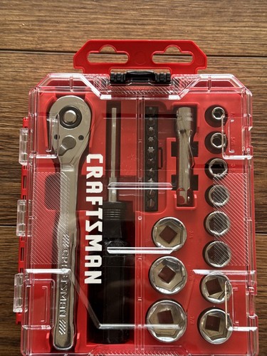 Craftsman 24 Pc Metric 3/8” Drive CMMT12011 New Mechanics Tool Set - Picture 24 of 24
