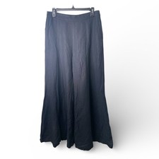 Anthropologie Linen wide leg pant