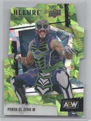 2023 Upper Deck AEW Allure Penta El Zero M #69 Green Ice Die-Cut 76/99