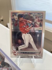 Ernie Clement RC 2022 Topps Chrome Rookie Card #145 Toronto Blue Jays . rookie card picture