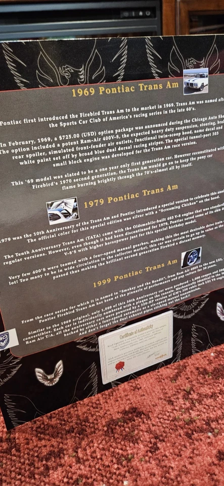 RARO PONTIAC TRANS AM COLECCIÓN 1:18 JUGUETES "R" EXCLUSIVO DE EE. UU.  Foto 3 de 4