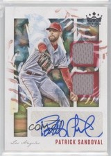 2020 Panini Diamond Kings DK Material Signatures Patrick Sandoval Auto 01i1