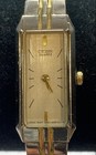 Women's Citizen Base Metal Tank Two Tone Quartz 13mm Watch 12.9g — photo 2