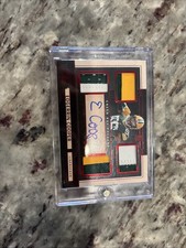 2024 EDGERRIN COOPER Panini One Square One AUTO Quad Patch RPA Red /49 🔥Packers