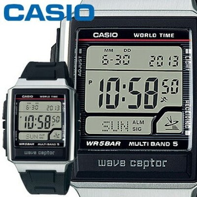 CASIO Wave Ceptor WV-59J-1AJF Silver Unit Digital Men Casual