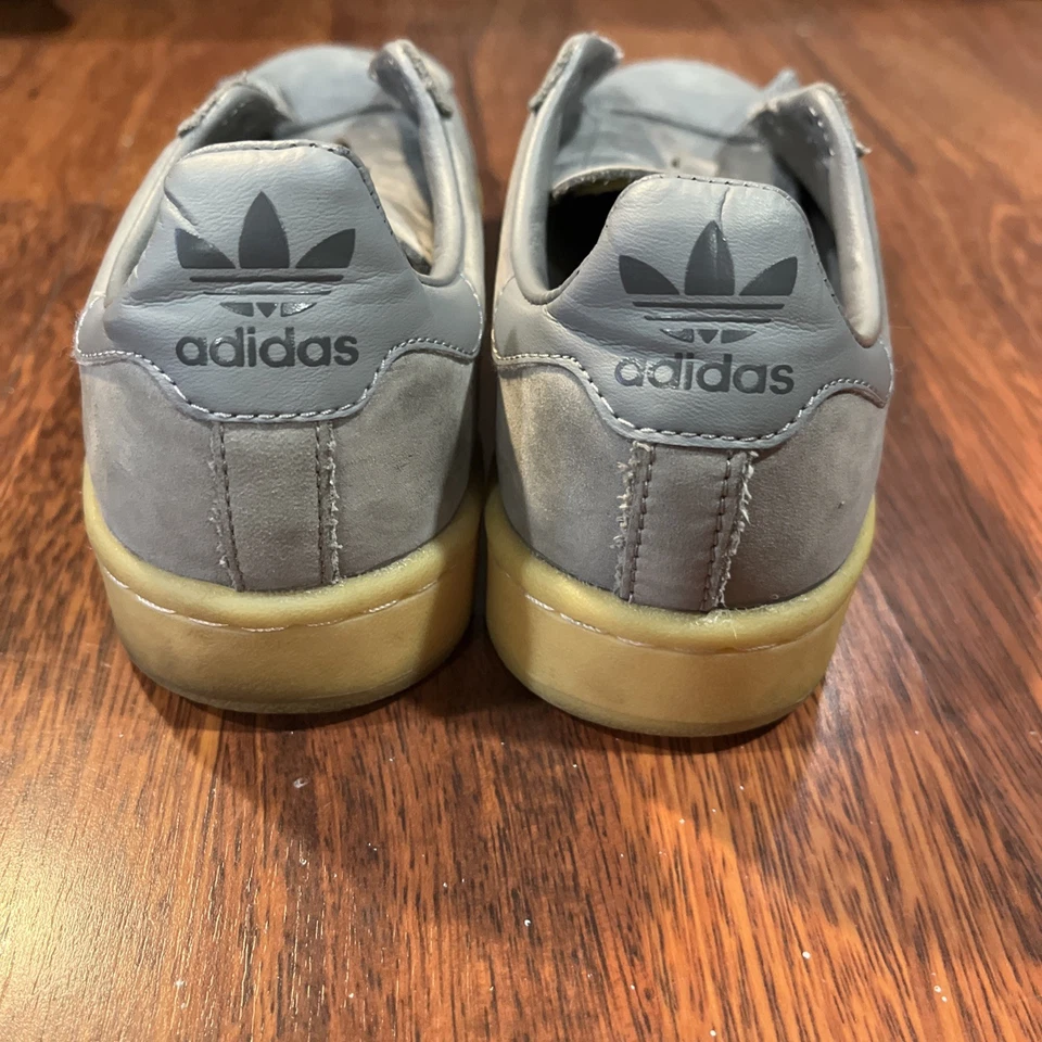 Adidas Campus Tenis Gris Gamuza Zapatos Atléticos con Cordones-Sin Cordones-Mujeres Talla 7 Foto 2 de 4