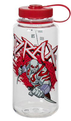Nalgene 32oz Water Bottle Marvel Drax BPA Free Outdoor Dishwasher Safe