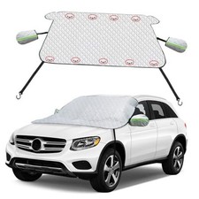 Car Windshield Cover for Ice and Snow - Magnetic Car Windshield Snow Cover,