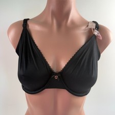 Victoria's Secret Body by Victoria Unlined Demi Bra Black 34DDD NWT