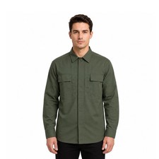 5.11 Tactical Men's Green Shirt Flexlite Pro Long Sleeve S04 