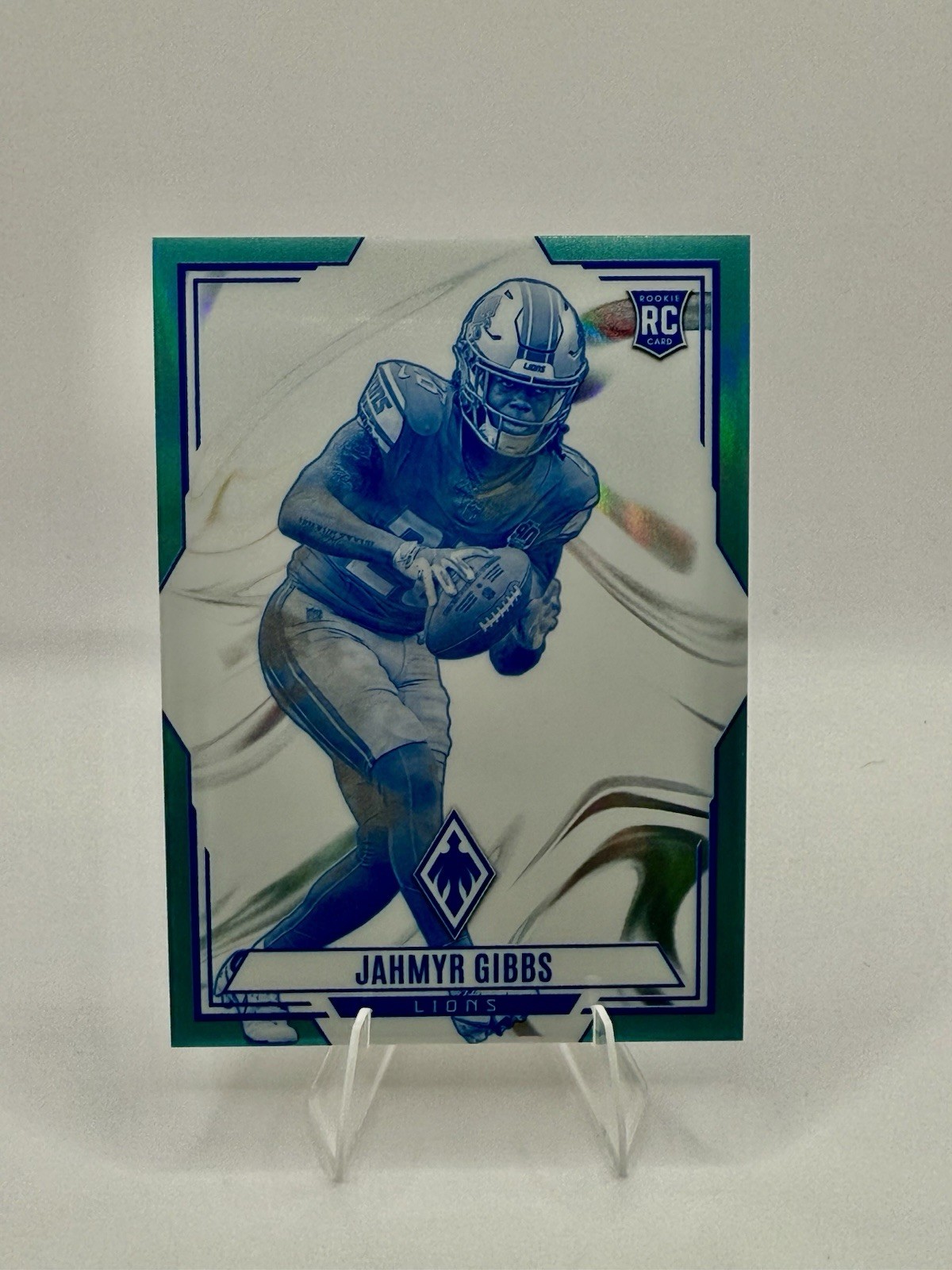 2023 Phoenix - Contours Jahmyr Gibbs #CON-8 Teal /150 (RC)! CLEAN! 🔥🦁🔥