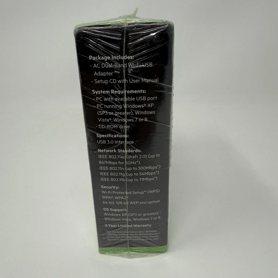 Belkin AC Dual-Band Wi-Fi USB Adapter 867Mbps USB 3.0 Wireless Network - Image 3 of 4