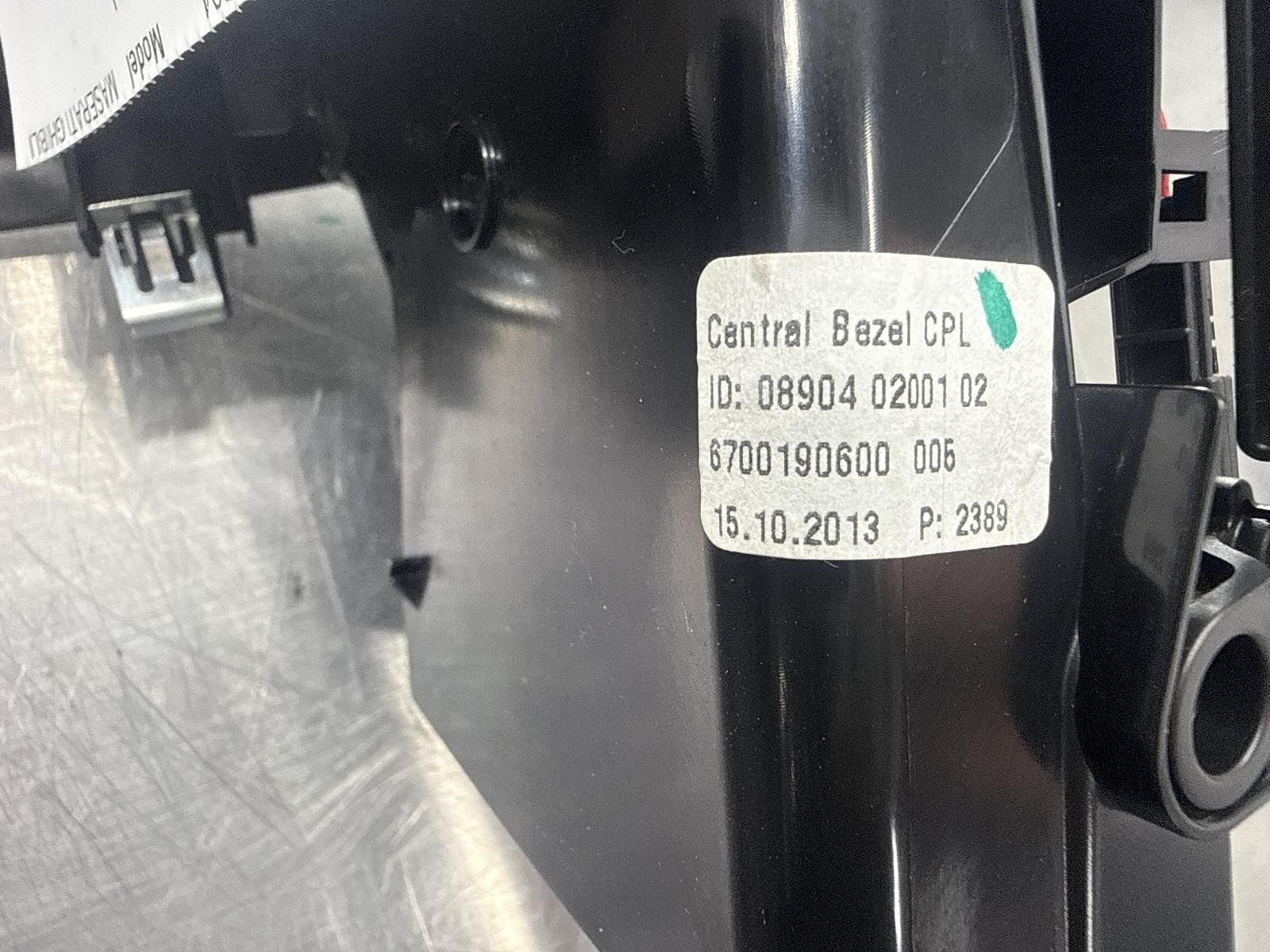 Maserati Ghibli 2014 Dash trim bezel