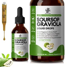 Soursop Graviola Liquid Drop for Cell Support & Regeneration, Immune System