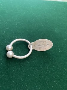 Tiffany & Co Return To Tag Screwball Keyring Preowned 925 Sterling Silver