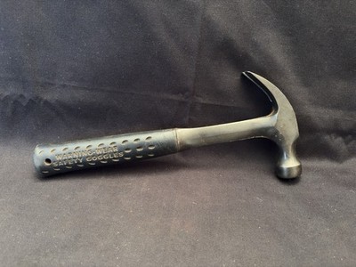 Small Preowned 14 Oz Estwing Made in USA 10 3/4'' Nylon Handle Curved Claw Hammer