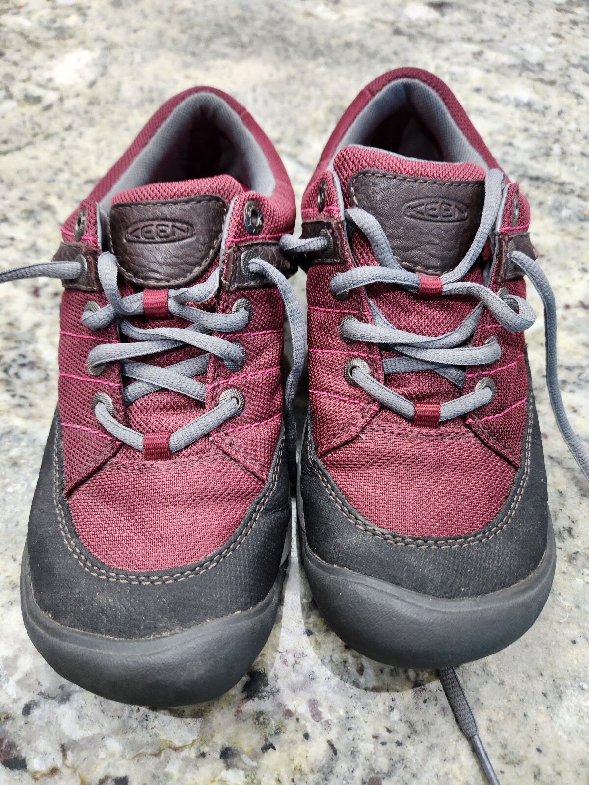 Scarpe impermeabili Keen Presidio rete sportiva Burgandy USA donna taglia 5 EU 35