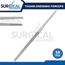  Lot of 10 18" Large Tweezers Huge Long Thumb Dressing Forceps German Grade