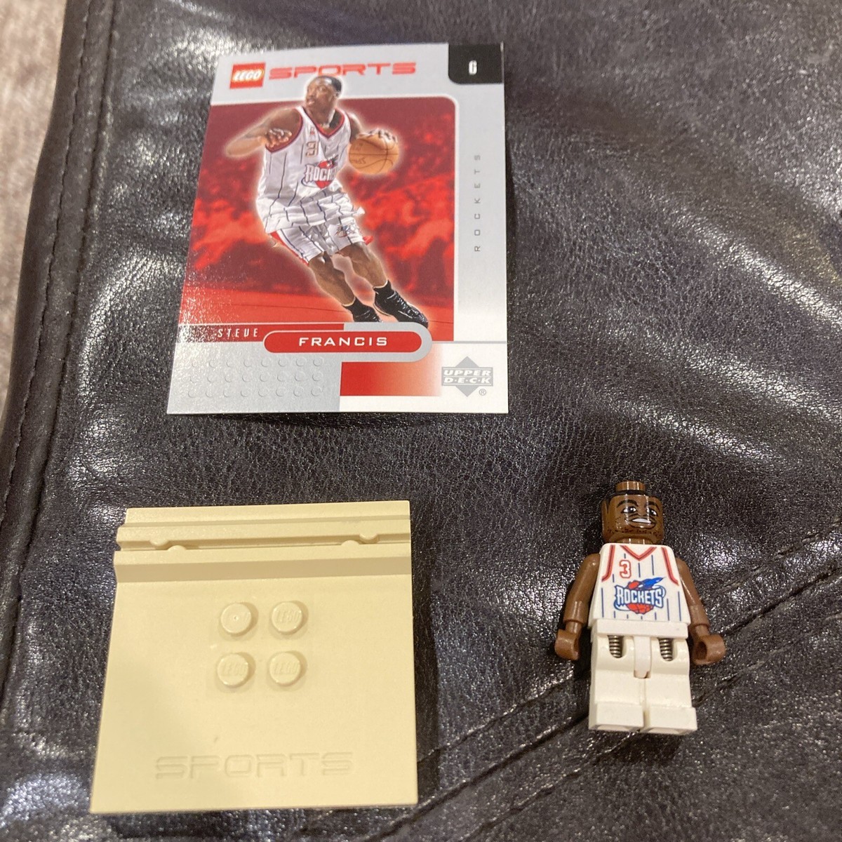 Steve Francis 3564 Rockets White Jersey NBA Basketball LEGO