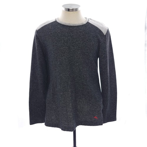 Pullover Tommy Bahama gris cuello redondo para hombre talla grande - Imagen 1 de 9
