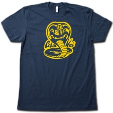   COBRA KAI  80  s Karate Kid RETRO T-Shirt. Super-Soft Cotton Graphic Movie Tee 