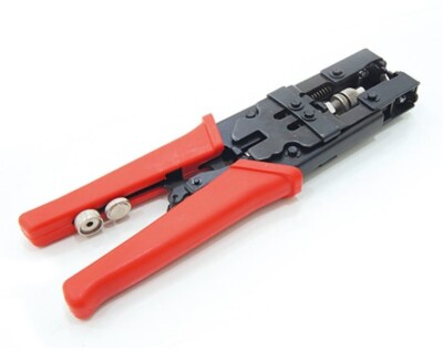 Kompressionszange Crimpzange für F Stecker IEC BNC RCA CINCH Kompressionsstecker