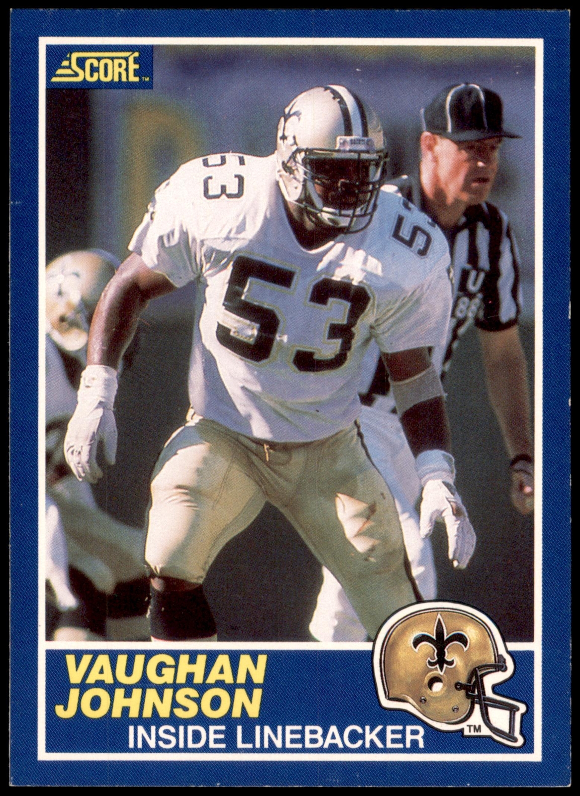 Vaughan Johnson #65 1989 Score
