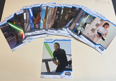 NYCC 2019 Star Wars Power of the Light Side FULL SET by TOPPS OnDemand 25 Cards