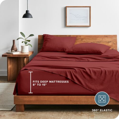 Bare Home Ultra-Soft Washed Microfiber Sheet Set - Bild 49 von 74