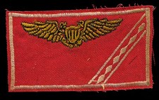 USN Navy Pilot Nametag Wing Patch S-8