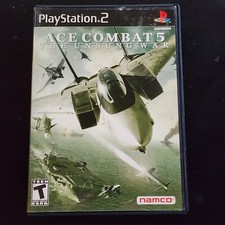 Ace Combat 5: The Unsung War PS2 - Complete in Box CIB, Tested, Working