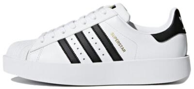 adidas gazelle silver green womens adidas Originals Women Superstar Bold White FV3334, 8.5 main image 1