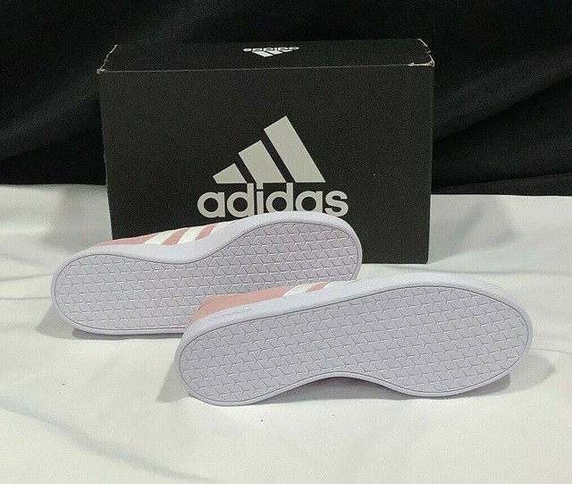 Size 8.5 - adidas VL Court Clear Pink for sale online | eBay