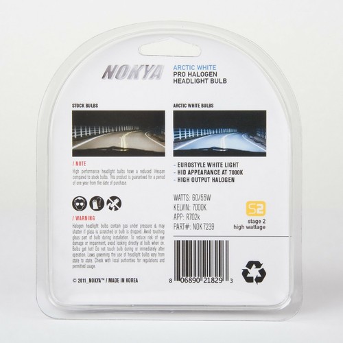 Nokya 7000K White H4H Nok7239 60/55W Two Bulbs Head Light JDM Lamp Replacement - Picture 3 of 12