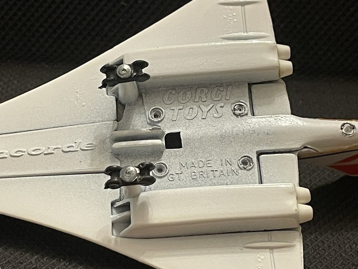 CORGI TOYS - Concorde BRITISH AIRWAYS - Used - No. 650 | eBay