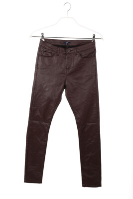 Kiabi Coated Skinny-Jeans EUR 36 = D 34 bordeaux