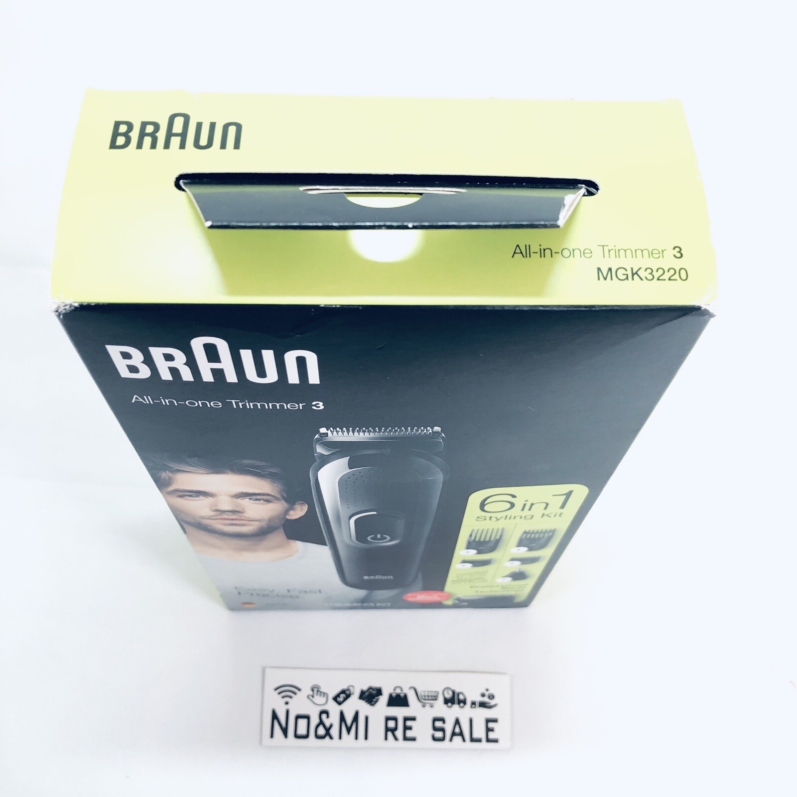 Braun MGK3220 6-in-1 Styling Kit Beard Trimmer & Body Groomer, 5 Attachments