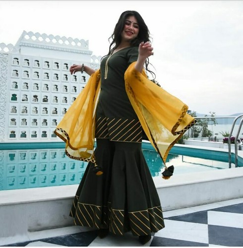 Readymade Indian Pakistani Sharara Suit 