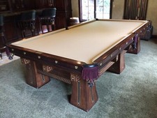 Brunswick-Balke-Collender Pool Table 1920's Kling 5x10
