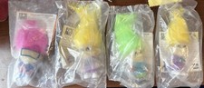 Vintage 1993 Burger King KIDS CLUB Glow In The DARK Trolls TROLL LOT OF 4 DOLLS