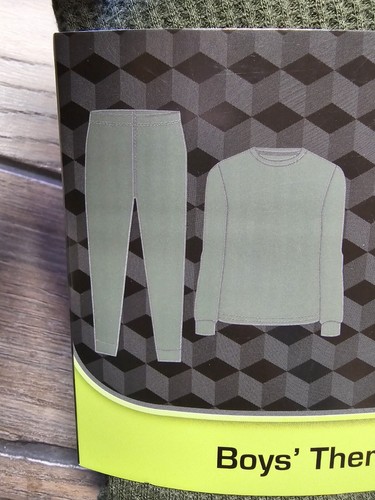 Athletic Works Youth Boys' 2-Piece Waffle Thermal Layering Underwear Set Sz S - Picture 6 of 9