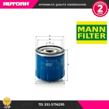 W71216 oil filter (BRAND-MANN FILTER)..