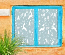 3D Christmas Xmas A022 Window Film Print Sticker Cling Stained Glass UV Amy