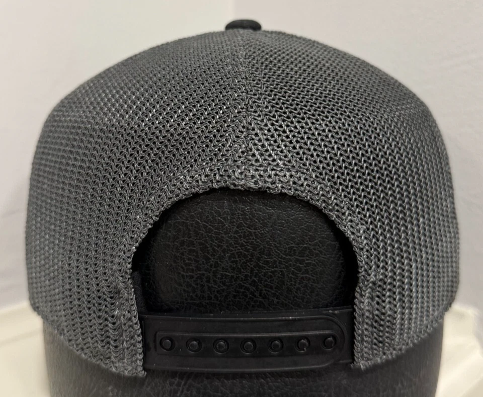 Sombrero de camionero Cabela's de malla Snapback negro/gris Foto 3 de 4
