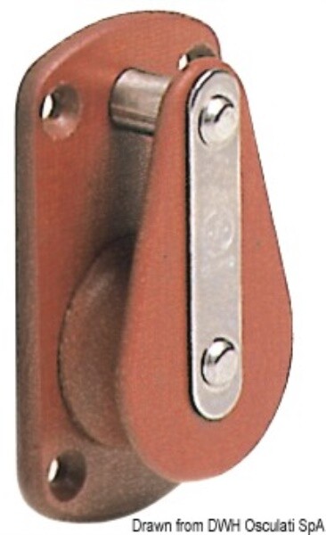 Bozzello Hye tufnol 1 pulegge LB 8x30 - 55.012.00