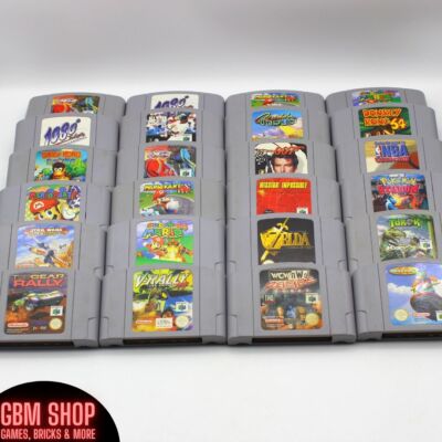 Nintendo 64 Spiele | gemischte Spieleauswahl | N64 | Mario Zelda Donkey Kong