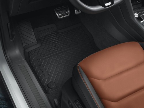 Tappetini Originali Volkswagen Tiguan dal 2016 in gomma Anteriori 5NB061502 82V - Foto 4 di 5
