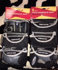 NWT Youth Aggressive Gear Size S High-Impact Caps  Guards Knees  Wrists