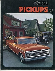 Details About Vintage Truck Sales Brochure Ford Pickups 74