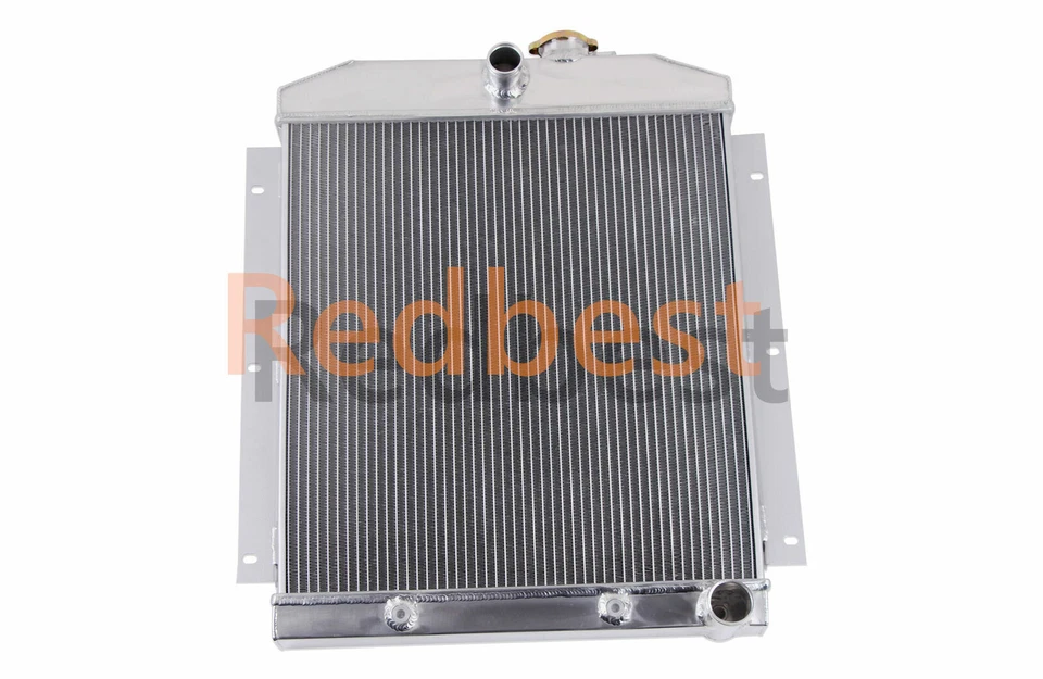 Radiador de aluminio de 3 filas para camioneta Chevrolet Fleetline 47-54 3,5 L 3,8 L 4,3 L 216 Cu. Foto 4 de 4
